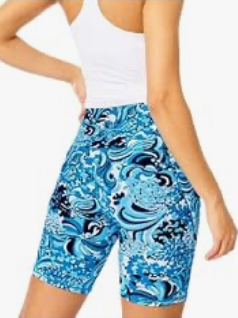 Lilly Pulitzer Luxletic Womens South Beach High Rise Short - Picture 2 of 5